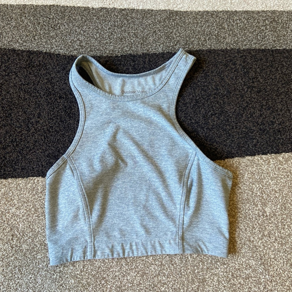 Outdoor Voices Sports Bra Womens XS Gray Athleisure Gym Athletic Active Workout